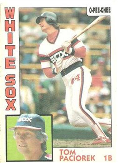 1984 O-Pee-Chee Baseball Cards 132     Tom Paciorek